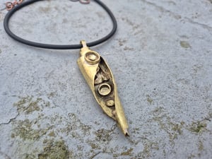 Three bullet casings pendant 