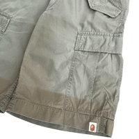 Image 4 of Bape Military Cargo Shorts - M