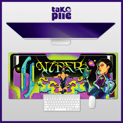 Image of Extended Gaming Mouse Pad | VIPER from VALORANT | 70 x 30 cm | by TAKOPIIE