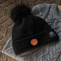 Image 1 of Columbia pom-pom beanie
