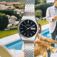 Image 1 of Seiko King Quartz - Blue dial