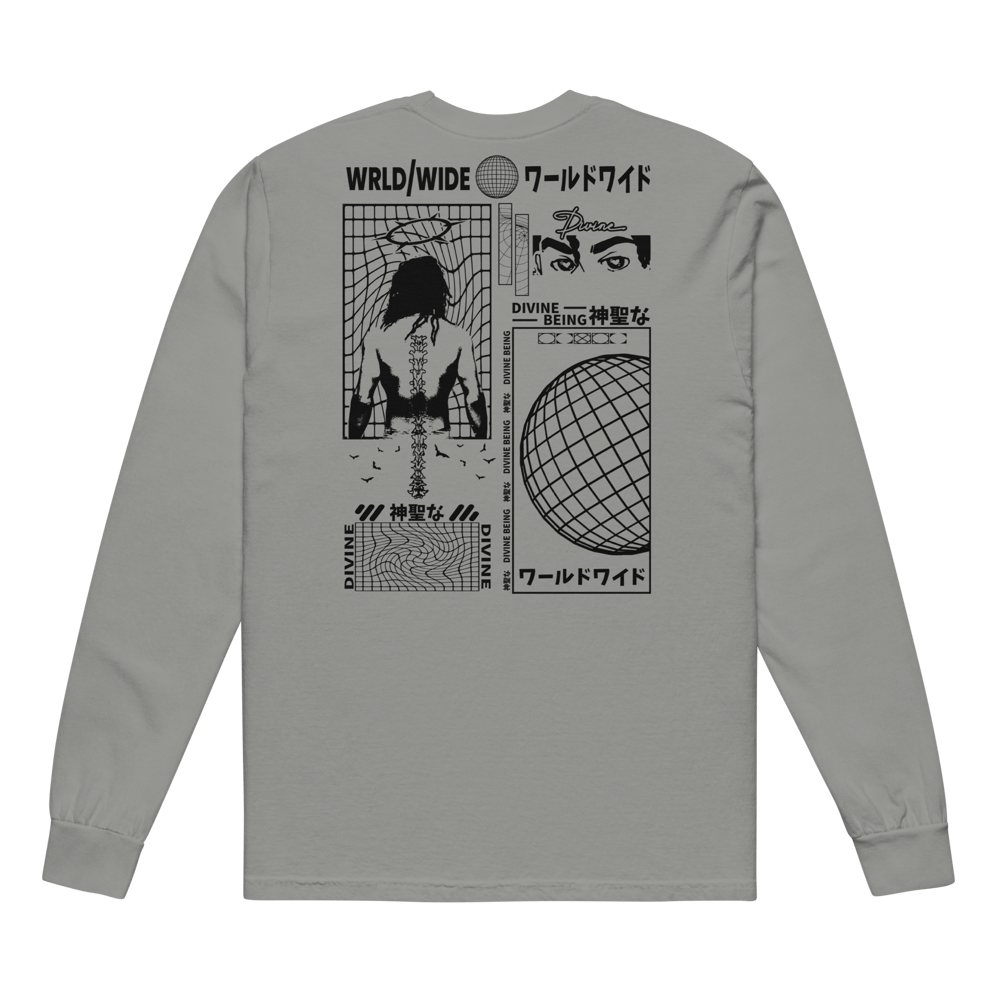 WORLDWIDE DIVINE Longsleeve (Black Print)