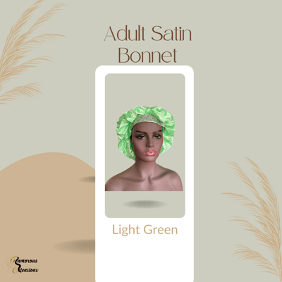 Image of Satin Bonnet: Light Green