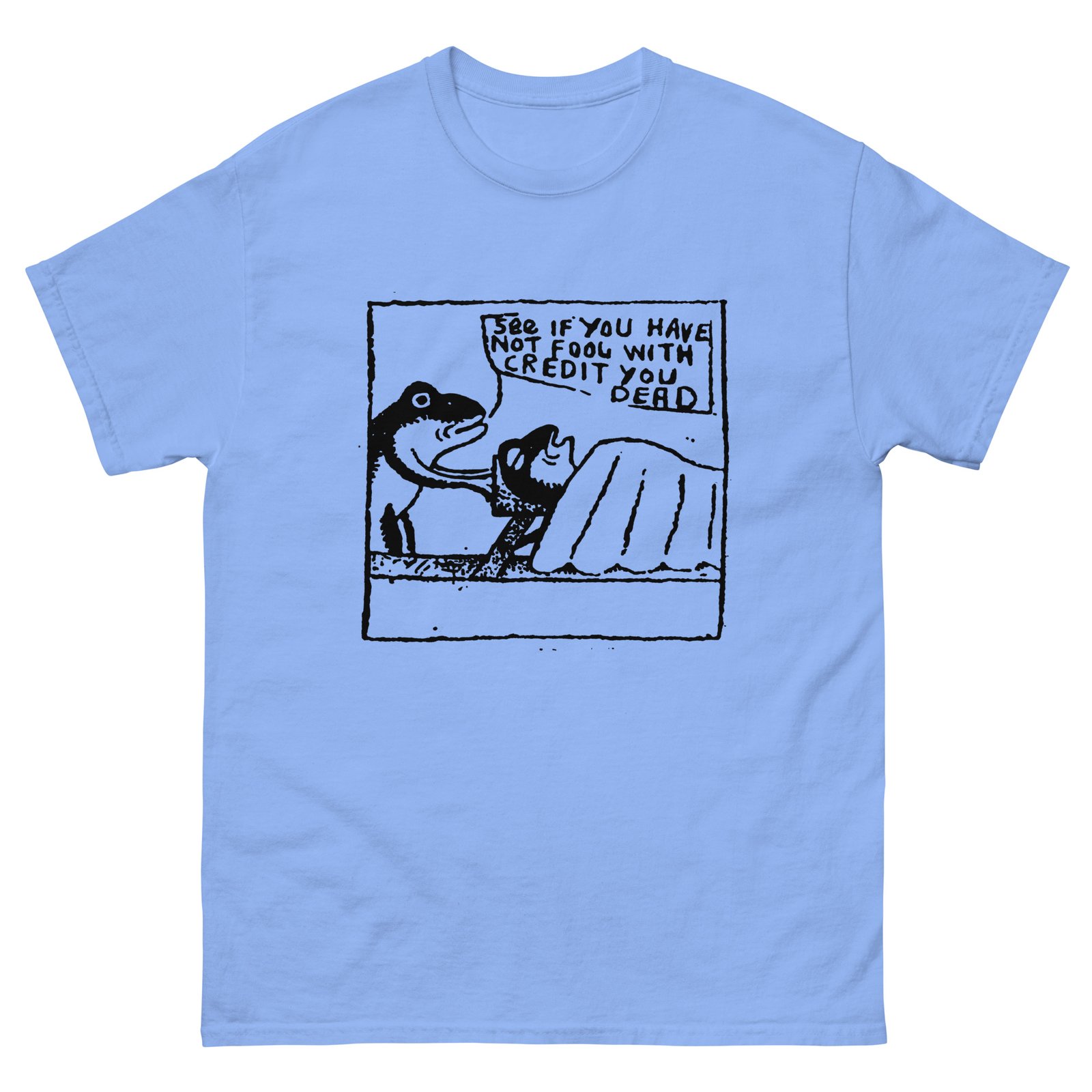 Eugene Teal - CREDIT T-Shirt | Dummy Zine - Comics History and