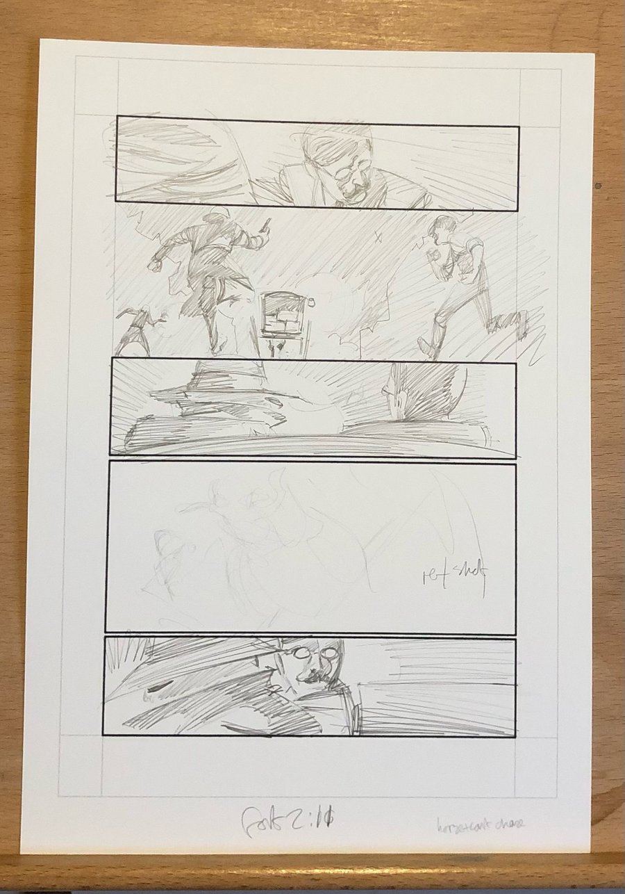 Image of Fort issue 2 page 11 pencils