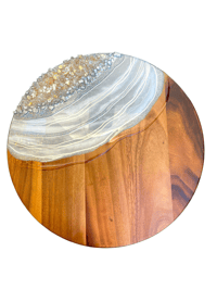 Image 1 of Made to Order Geode Lazy Susan 