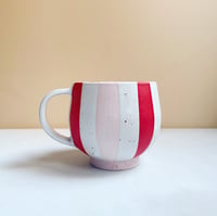 Image 3 of PREORDER// Circus Cup With Handle - Powder & Red