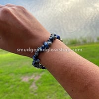 Image 3 of Lapis Lazuli Chip Bracelet 