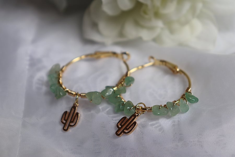 Image of Cactus Hoops