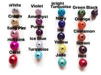 Image 2 of Glow Bead 6mm 18 inch Necklace