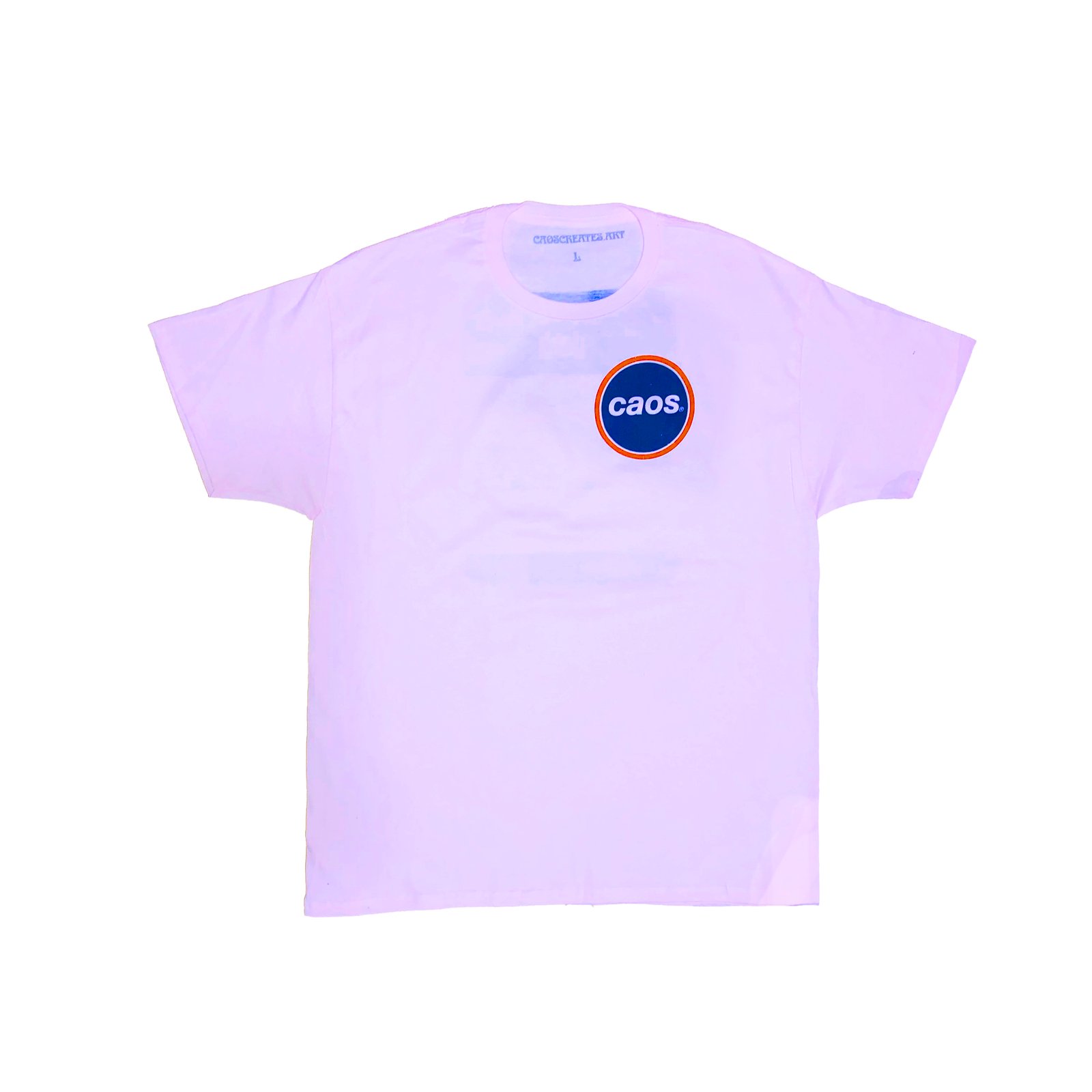 CAOS BUS STOP TEE PINK | CAOSCREATES.ART