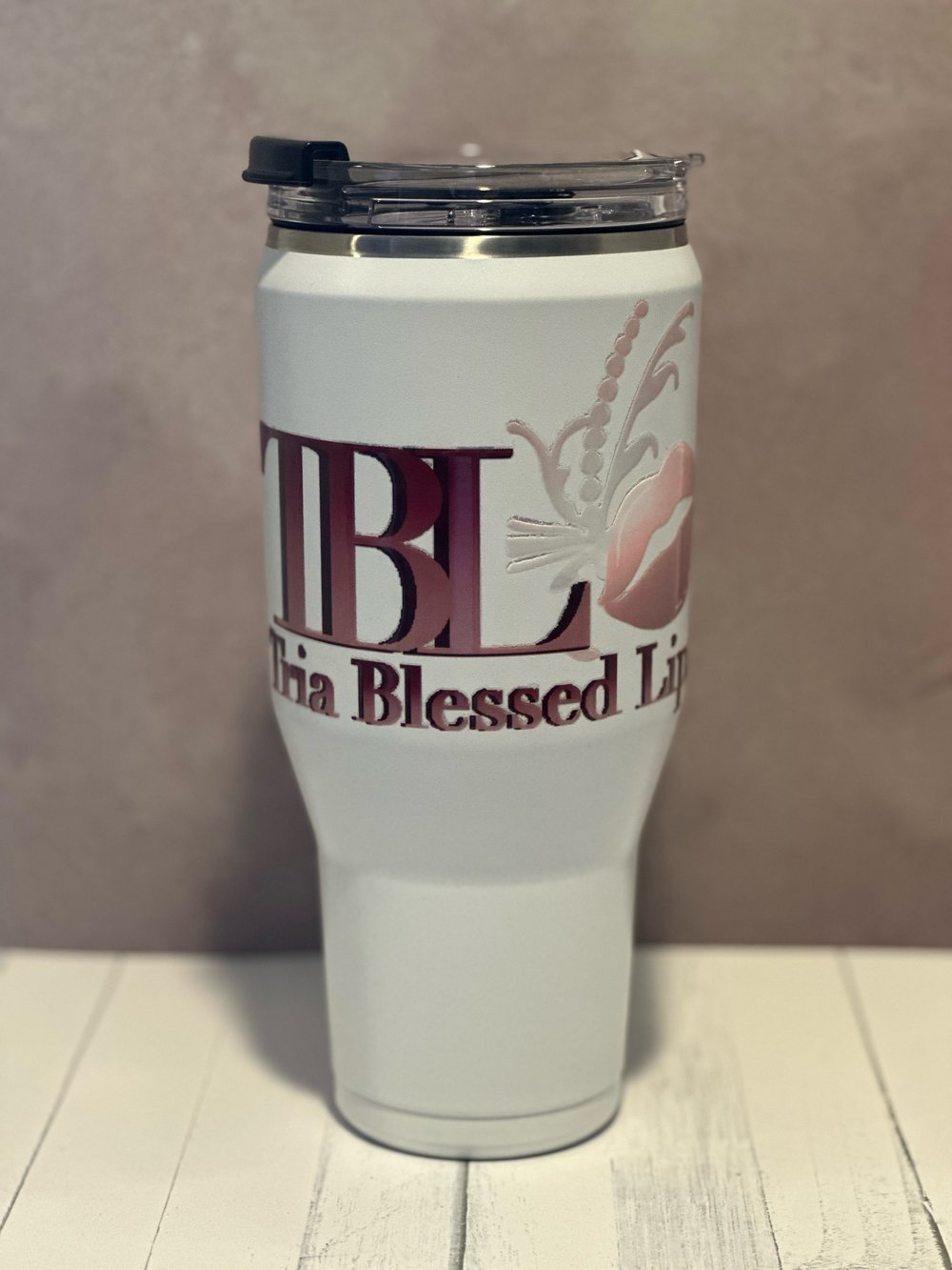 Image of Personalized 40oz. Leakproof tumbler.  Email pictures to be used to lifechangingcrafts@gmail.com