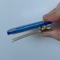 Image 2 of Blue Glitter Hair Slides Set