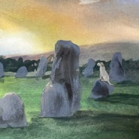 Image 5 of ORIGINAL ARTWORK - Stone Circle - 30x30cm