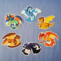 Image 1 of Destiny Dragonets 3" Vinyl Stickers