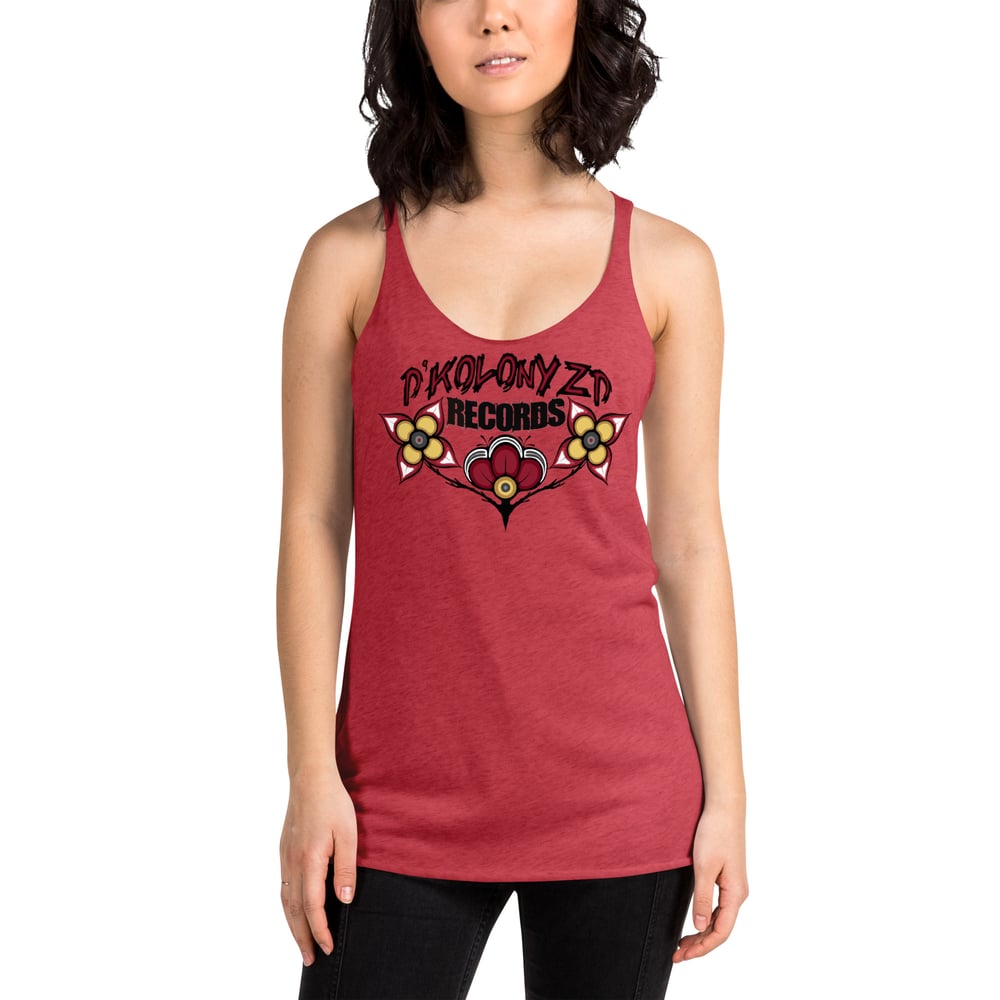 D'Kolonyzd Records x Emily Kewageshig Art Racerback Tank