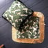 Japanes Green Crane Cushion Cover Image 3