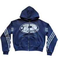 Image 1 of PRESTIGE BIG P HOODIE NAVY BLUE