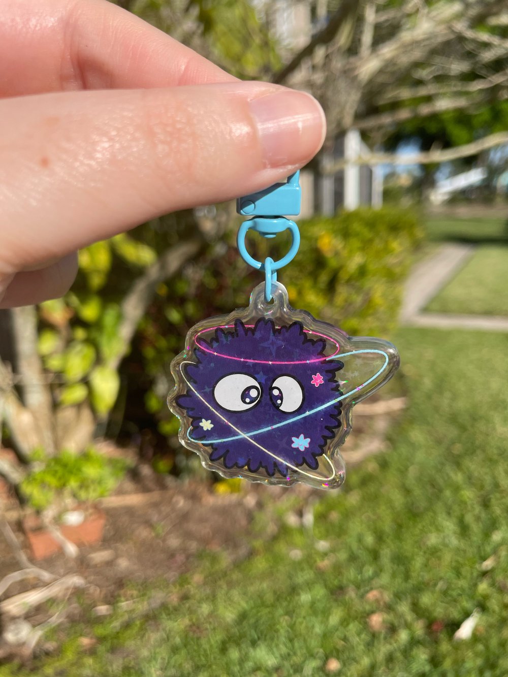Image of Sugar Rush Soot Holographic Acrylic Keychain