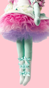 Image 2 of RESERVED FOR MORGAN MEDIUM ART DOLL BUTTERFLY DREAMS 