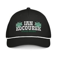 Image 2 of "Flower" Black St Patty Hat