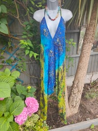 Image 1 of Mykonos Jewel Jumpsuit- turquoise yellow