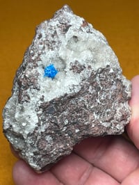 Image 6 of Large Cavansite On Matrix Specimen | India #2841