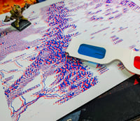 Image 2 of Old World 3D Map Print (A4)