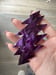 Image of Purple marble 13 point hair clip