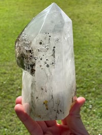 Image 7 of Clear Quartz Crystal Point With Inclusions #55