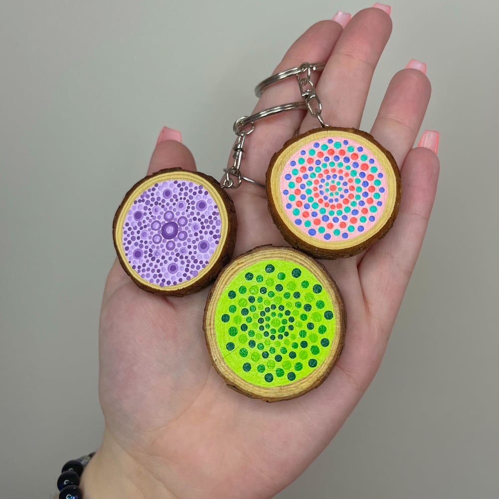 Image of mandala keychain