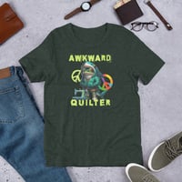 Image 5 of Awkward Quilter Distressed Unisex t-shirt