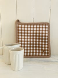 Image 1 of Manique vichy marron