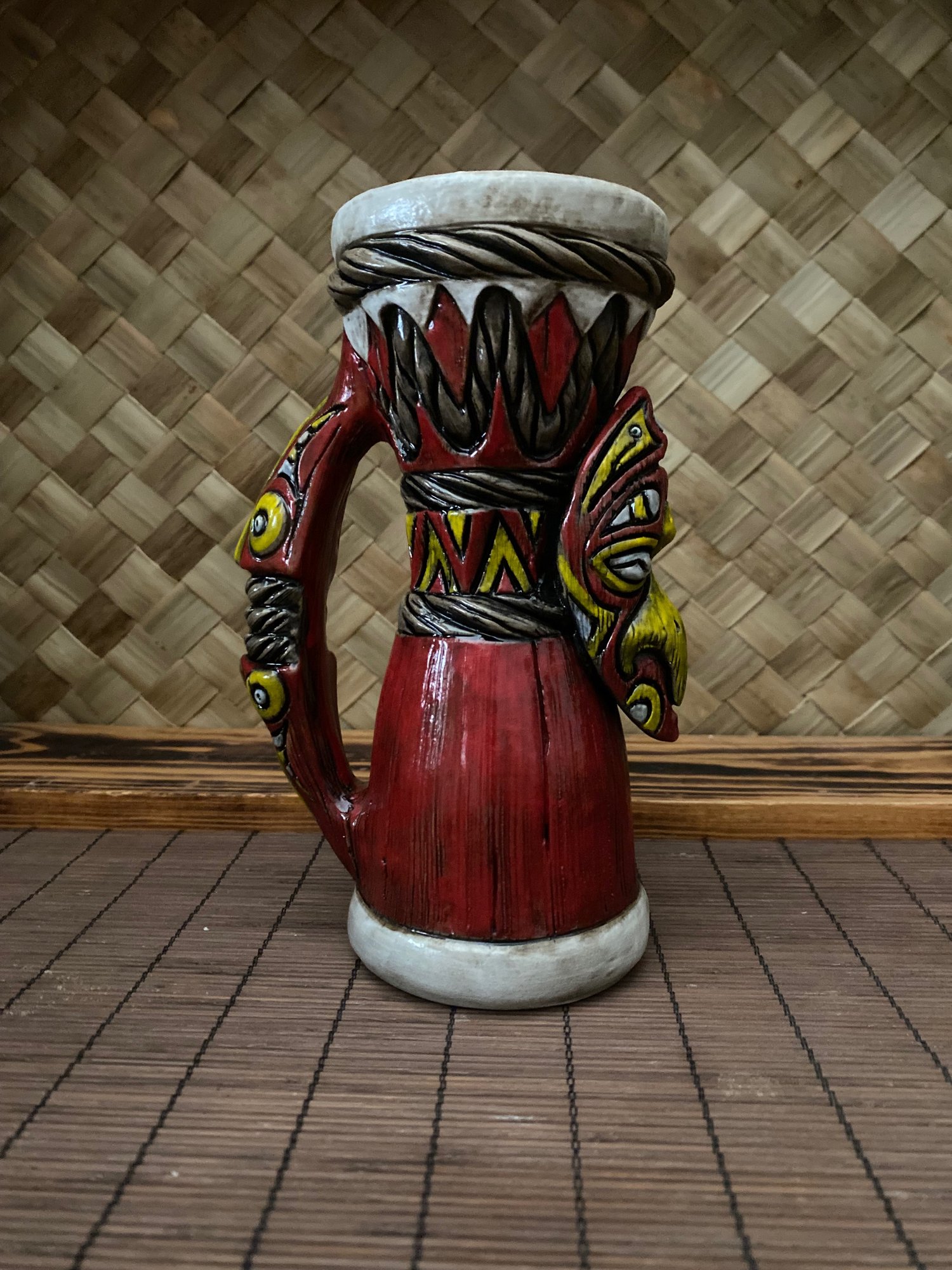 Image of Glossy Red PNG Inspired Drum Mug #33 - US Shipping Included 