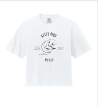 Keely Bird Merch White Cropped Tee