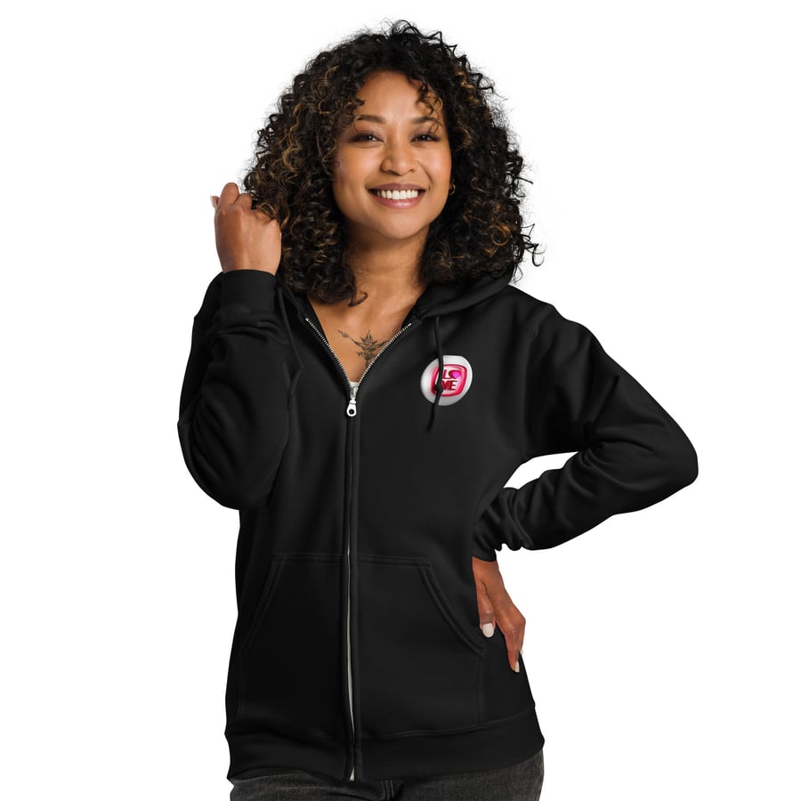 Image of Womans Cute Valentines Quote  zip hoodie