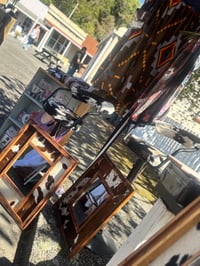 Image 6 of Luxurious Cowhide Bar Stools: