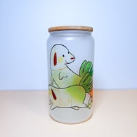 Image 1 of [MADE TO ORDER] Veggie Pup Glass Can Cup