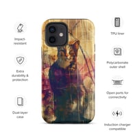 Image 11 of Beautiful Colorful Oil Painting Tabby Cat Inspired Tough Case for iPhone®