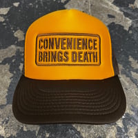 Image 2 of Convenience Brings Death Trucker Hat