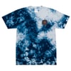 Embroidered Oversized tie-dye t-shirt