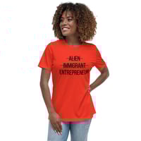 Image 2 of Women's Relaxed T-Shirt - White