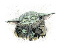 Image 3 of Grogu Baby Yoda Art Print Selection