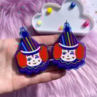 Image 1 of Blue Dumpy The Clown Earrings