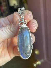 Image 4 of Gray Labradorite Pendant 