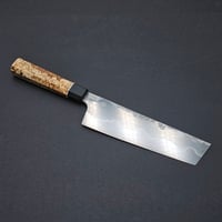 Image 1 of Nakiri with Hamon and mirror polish 