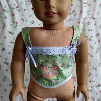 Calico bunny garden corset