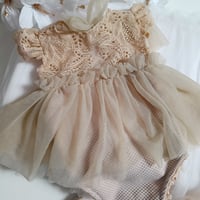 Image 5 of Beige newborn set for twins photoshoot | beige | photo props
