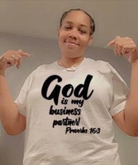 GOD IS MY BUSINESS PARTNER TEE 