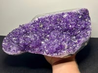 Image 20 of Large Amethyst & Polished Agate Statement Piece #3008